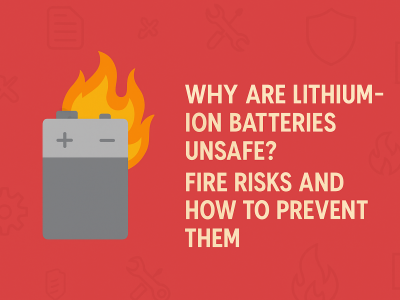 Prečo sú lítiové batérie nebezpečné? Riziká požiarov a ako im predísť