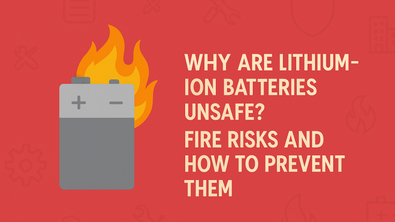 Prečo sú lítiové batérie nebezpečné? Riziká požiarov a ako im predísť
