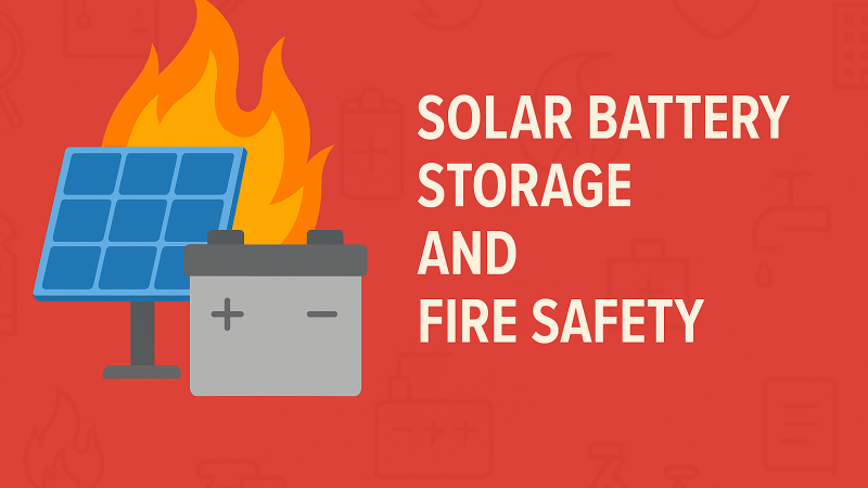 Ako chrániť solárne batériové úložiská pred požiarom: rady pre domácnosti aj firmy