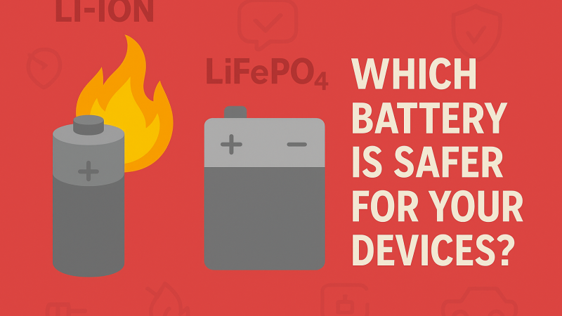 Li-ion vs. LiFePO₄ batérie: ktorá je bezpečnejšia pre vaše zariadenia?